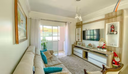 Apartamento com 3 dormitórios à venda, 106 m² por R$ 598.000,00 - Ponte do Imaruim - Palhoça/SC