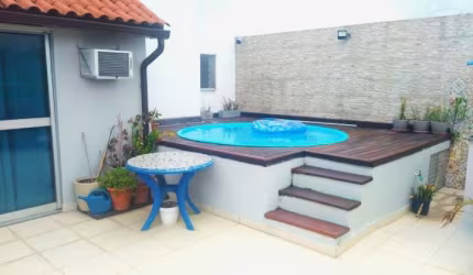 Cobertura dúplex 4 quartos com linda vista Pedra da Gávea!