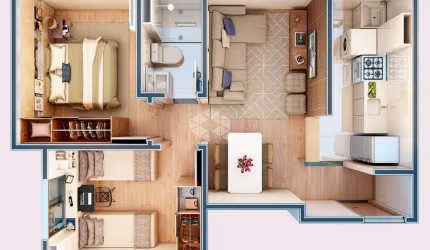 Apartamento em Proximo ao Monotrilho Jardim Colonial