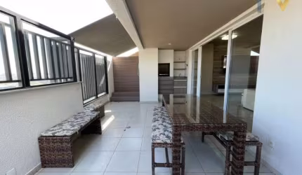 FANTÁSTICA COBERTURA DUPLEX  DE 174M² NO RESIDENCIAL ESPLENDIDO, 3 QUARTOS(1SUÍTE), 3 SALAS, ESPAÇO GOURMET C/ CHURRASQUEIRA E SPA, 2 VAGAS DE GARAGEM