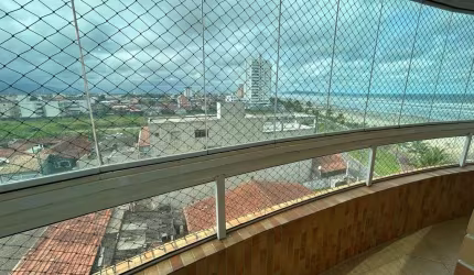 Apartamento Mobiliado com vista mar para Locação no Caiçara, Praia Grande/SP.