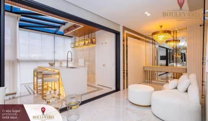 Cobertura assinada por Cris Versan com 2 suítes à venda, 139 m² por R$ 2.400.000 - Cabral - Curitiba/PR
