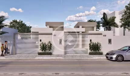 CASA TRÊS  QUARTOS COM GARAGEM E QUINTAL GERMINADA  EM SANTA MONICA codigo: 94089