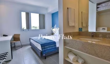 Flat disponível para venda no Hotel Sleep Inn Jacarei, com 18m², 1 dormitório e 1 vaga