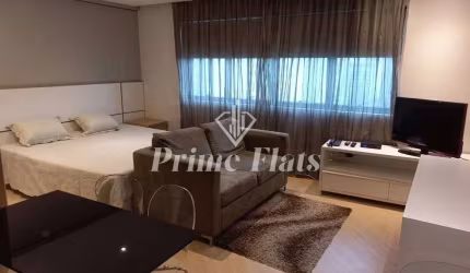 Flat disponível para locação no Meliá Ibirapuera, com 26m², 1 dormitório e 1 vaga