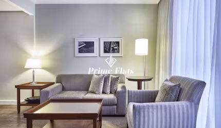 Flat disponível para venda no Marriott Executive Apartments São Paulo, com 43m², 1 dormitório e 1 vaga