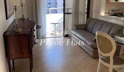 Flat disponível para venda no Hotel Paulista Wall Street na Bela Vista, com 55m², 1 dormitório e 1 vaga de garagem
