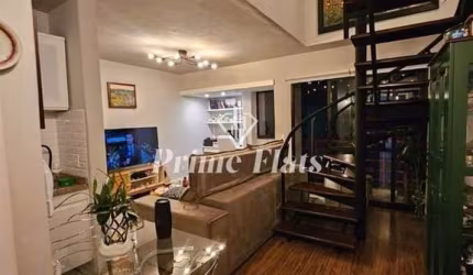 Flat disponível para venda no Condomínio Prime Boulevard em Moema, com 75m², 1 dormitório e 2 vagas de garagem