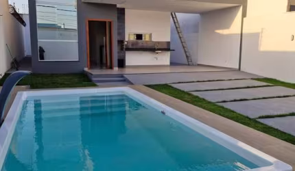Casa no araçagi 120 M², pra venda com 03 quartos com piscina