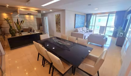 Apartamento na Ponta do Farol com 4 suítes de 200 M²  para locação Mobiliado