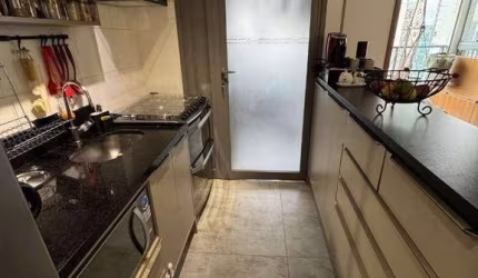 Apartamento com churrasqueira na varanda,,ar condicionado, decorado, 2 dormitórios, 1 vaga fixa