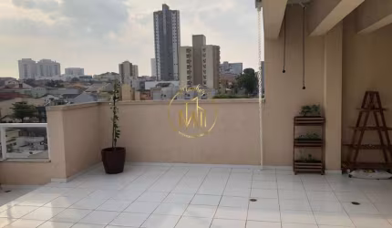 Cobertura Duplex para Venda em Santo André, campestre, 3 dormitórios, 1 suíte, 4 banheiros, 3 vagas