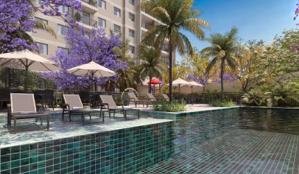Apartamento com 3dorms (1suíte) varanda e vaga ao lado do Shopping Campo Limpo