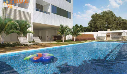 Apartamento com 3 dormitórios à venda, 64 m² - Barro - Recife/PE