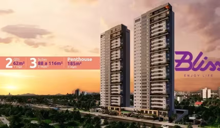 APARTAMENTO BLISS ENJOY LIFE AV. T-5 SETOR SERRINHA GOIÂNIA GO