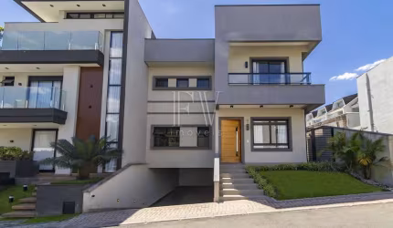 Casa em condomínio fechado com 3 quartos à venda na Rua Luiz Tramontin, 1651, Campo Comprido, Curitiba, 243 m2 por R$ 2.080.000