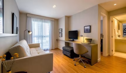 Flat disponível para venda no Mercure Moema, com 35m², 1 dormitório e 1 vaga