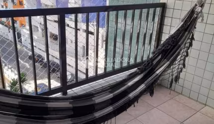 Cobertura com 2 quartos para alugar na Rua Carlos Martiniano de Andrade Bitencourt, 264, Aviação, Praia Grande, 150 m2 por R$ 3.300