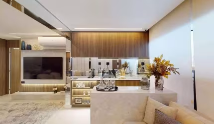 Apartamento 2 dorms ao lado metrô com terraço gourmet