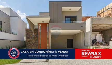 Casa a venda em condomínio Residencial Bosque da mata em Valinhos