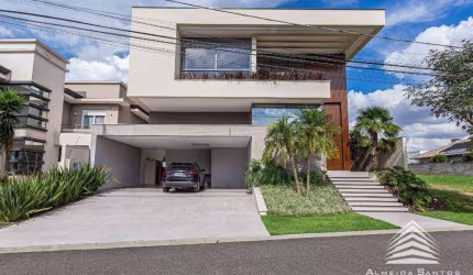 Casa a venda no São Braz, 4 dormitórios, 4 suítes, 3 vagas de garagem, alto padrão, com piscina, quintal, área de lazer, Condomínio Camino Real