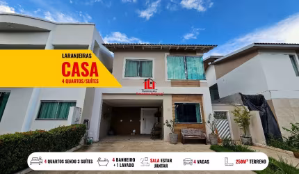 Laranjeiras Premium,  Casa 4 quartos sendo 3 suítes no Bairro Laranjeiras Manaus