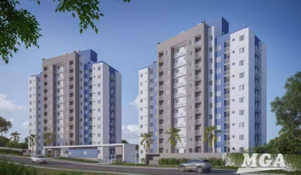 Apartamento com 2 dormitórios à venda, 42 m² por R$ 341.000,00 - Residencial Sunset Club - Foz do Iguaçu/PR