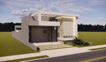 Casa à venda em Paulínia, Parque Brasil 500, com 3 suítes, com 201.14 m², Santorini Residencial Club