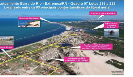 Terreno à venda na Rua Projetada, Povoado de Pitangui, Extremoz por R$ 600.000