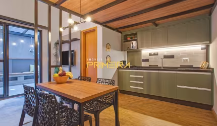 Studio na Casa Trajano de 34m² Mobiliado