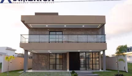 Casa de Luxo em Condomínio à Venda em Bayeux-PB - 5 Quartos, 5 Suítes, 1 Sala e 4 Vagas de Garagem
