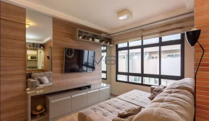 Apartamento Cobertura Duplex, com 127.56m² privativos, 2 quartos, 2 vagas de garagem, no Vila Izabel, Curitiba - PR