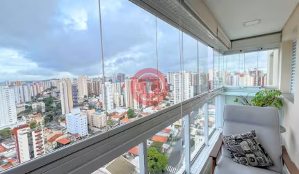 Apartamento de 87m2 reformado e em andar alto com 3 Quartos com varanda gourmet e 3 banheiros à venda na Vila Bastos em Santo André/SP