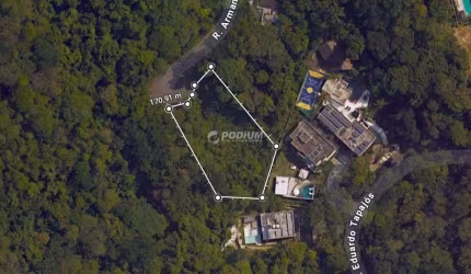 Terreno em condomínio fechado à venda na Rua Armando Sarmento, Itanhangá, Rio de Janeiro, 854 m2 por R$ 850.000