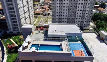 Apartamento 2/4 com sacada e sol da manhã - Próximo Arena Pantanal