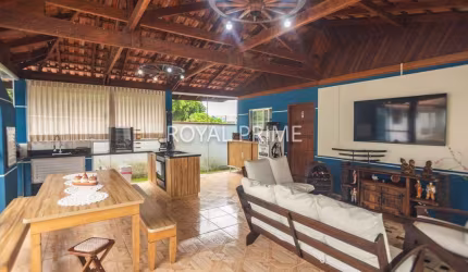 Casa com Terreno, Área Gourmet e 2 quartos à venda, 130 m² - Jardim das Acácias - Quatro Barras/PR