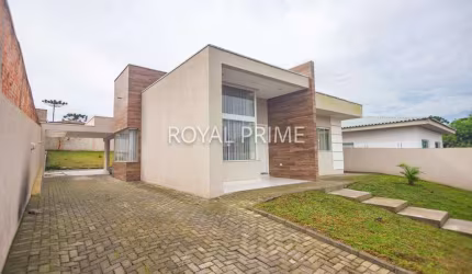 Casa Moderna de Rua com Quintal/Jardim e 3 quartos - 130m2 - Centro, Quatro Barras-PR