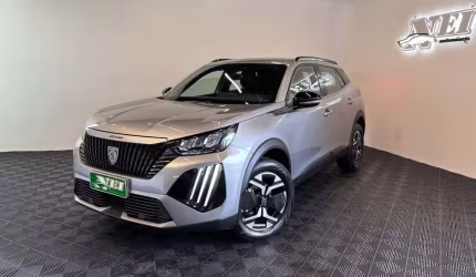 Peugeot 2008 active 1.0 turbo flex 5p aut. - cinza - 2024/2025