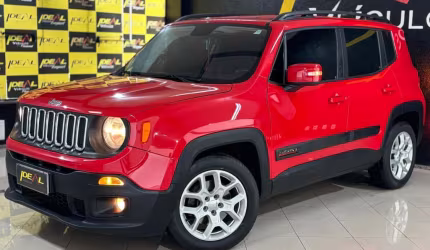 Jeep renegade longitude 1.8 4x2 - vermelha - 2016/2016