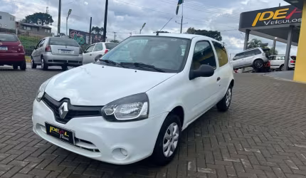 Renault clio aut 10h3p - branca - 2013/2014