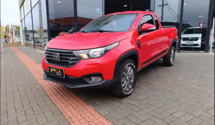 Fiat strada freedom 1.3 cs - vermelha - 2021/2021