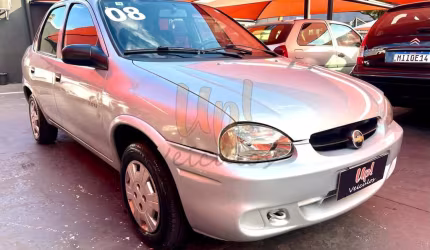 Chevrolet classic m/ life - prata - 2007/2008