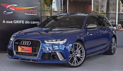 Audi rs6 2018 4.0 avant v8 32v bi-turbo gasolina 4p tiptronic