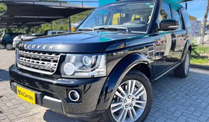 Land rover discovery se 3.0 4x4 tdv6/sdv6 die.aut.  - preta - 2014/2014