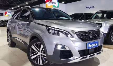 Peugeot 3008 griffe pack 1.6 turbo 16v 5p aut. - prata - 2019/2020