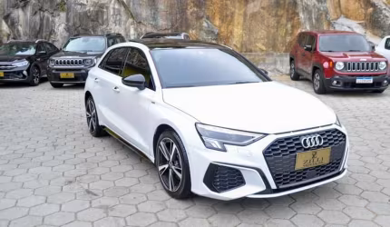 Audi a3 sportback 2.0 s-line turbo at (hibrido)  - branca - 2023/2023