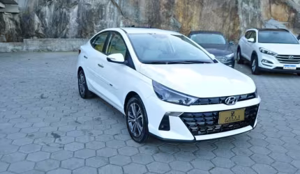 Hyundai hb20s platinum plus 1.0 turbo at  - branca - 2023/2024