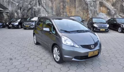 Honda fit ex 1.5 cvt  - cinza - 2010/2010