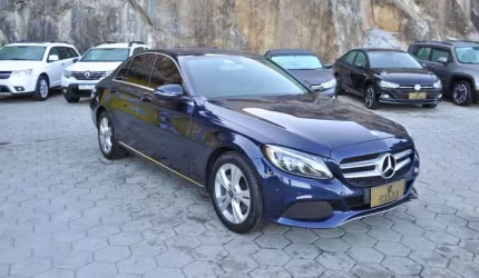 Mercedes-benz c-180 avantgarder 1.6 turbo at - azul - 2017/2018
