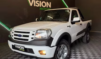 Ford ranger xls 2.3 150cv 4x2 cabine simples 3 lugares  - branca - 2011/2012